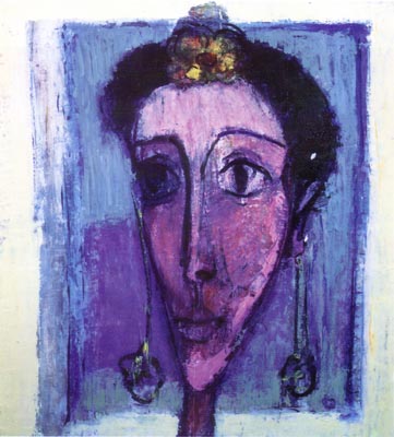 Portrait of Teuta, by Muslim Mulliqi