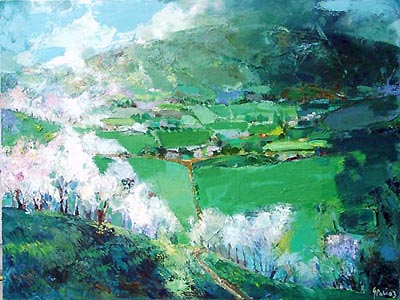 Green Hills, by George Pali