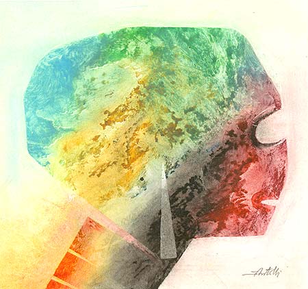 A Woman's Head, by Salih Lutolli