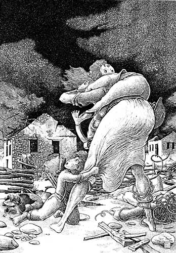 The Escape, by Salih Lutolli