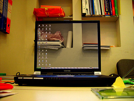 transparent screen, by Artan Xhakli