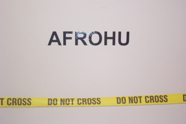 Afrohu - Do not cross, by Artan Xhakli