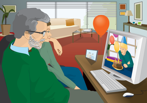 family celebrating, by Kushtrim Balaj