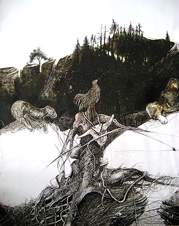 Motiv nga Bjeshket e Nemura, by Mus� Prelvukaj