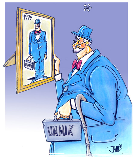 UN Mission in Kosova, by Jeton Mikullovci