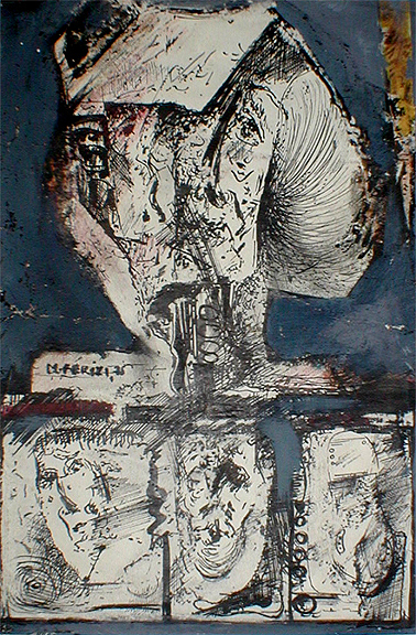 Portrait, by Mustafa Ferizi