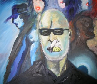 Homage to Immendorff, by Mentor Ejupi