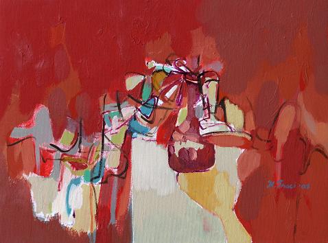 still life, by Hasan Thaqi