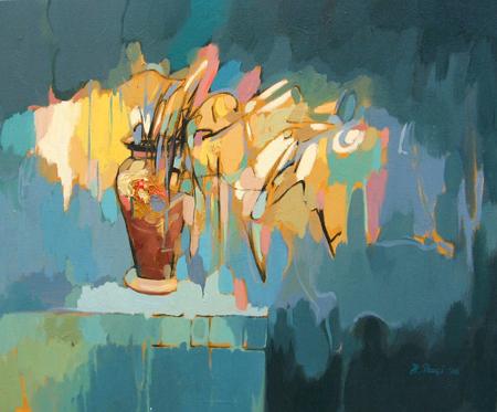 still life, by Hasan Thaqi
