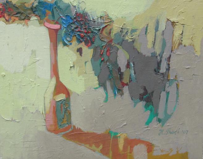 still life, by Hasan Thaqi