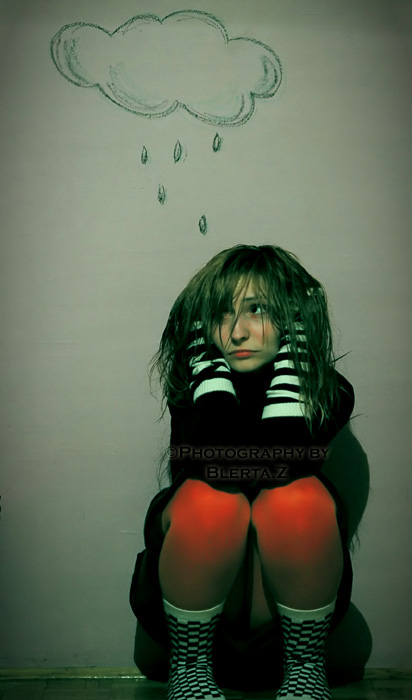 Why does it always rain on me?, by Blerta Zab�rgja